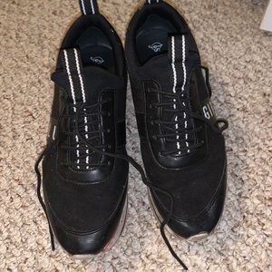Black sneakers